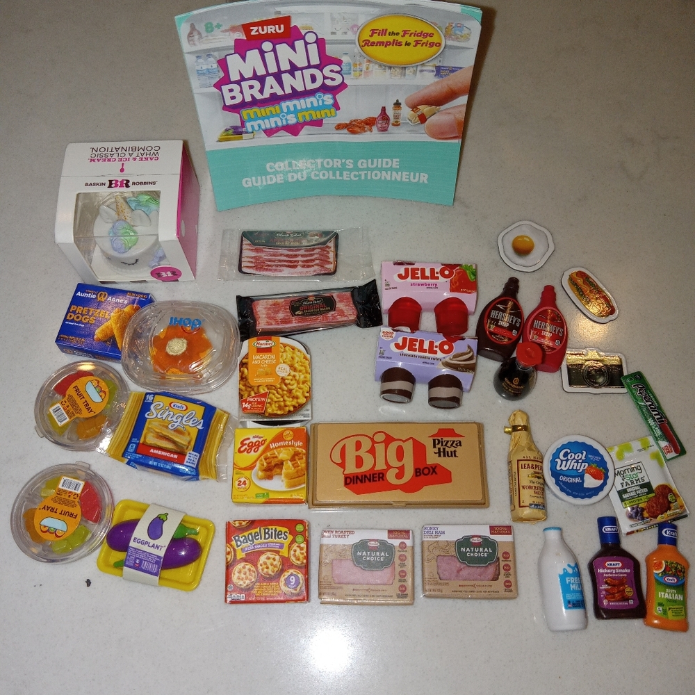 Zuru Mini Brands Fill The Fridge Lot+ Creates!!!